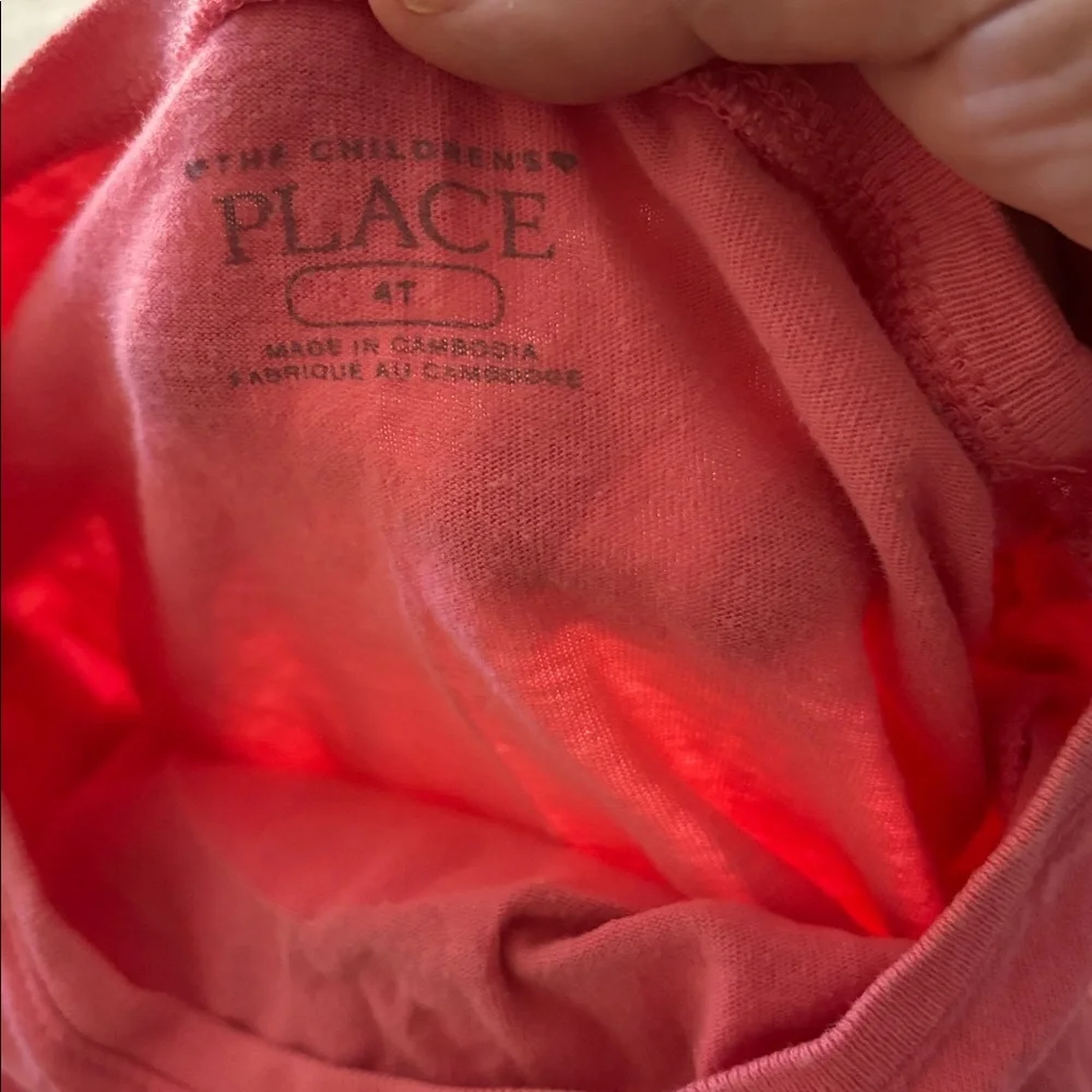 The Children's Place Pink Long Sleeve Tee 4T